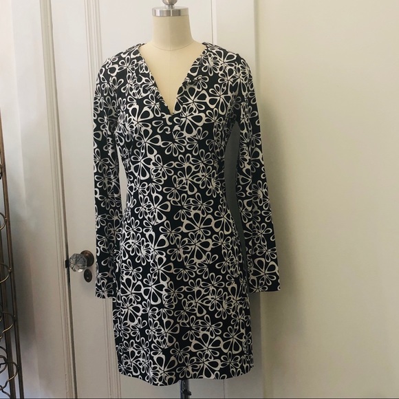 Diane Von Furstenberg Reina Dress 100% Silk Jersey Iconic Summer Dress - Picture 9 of 12